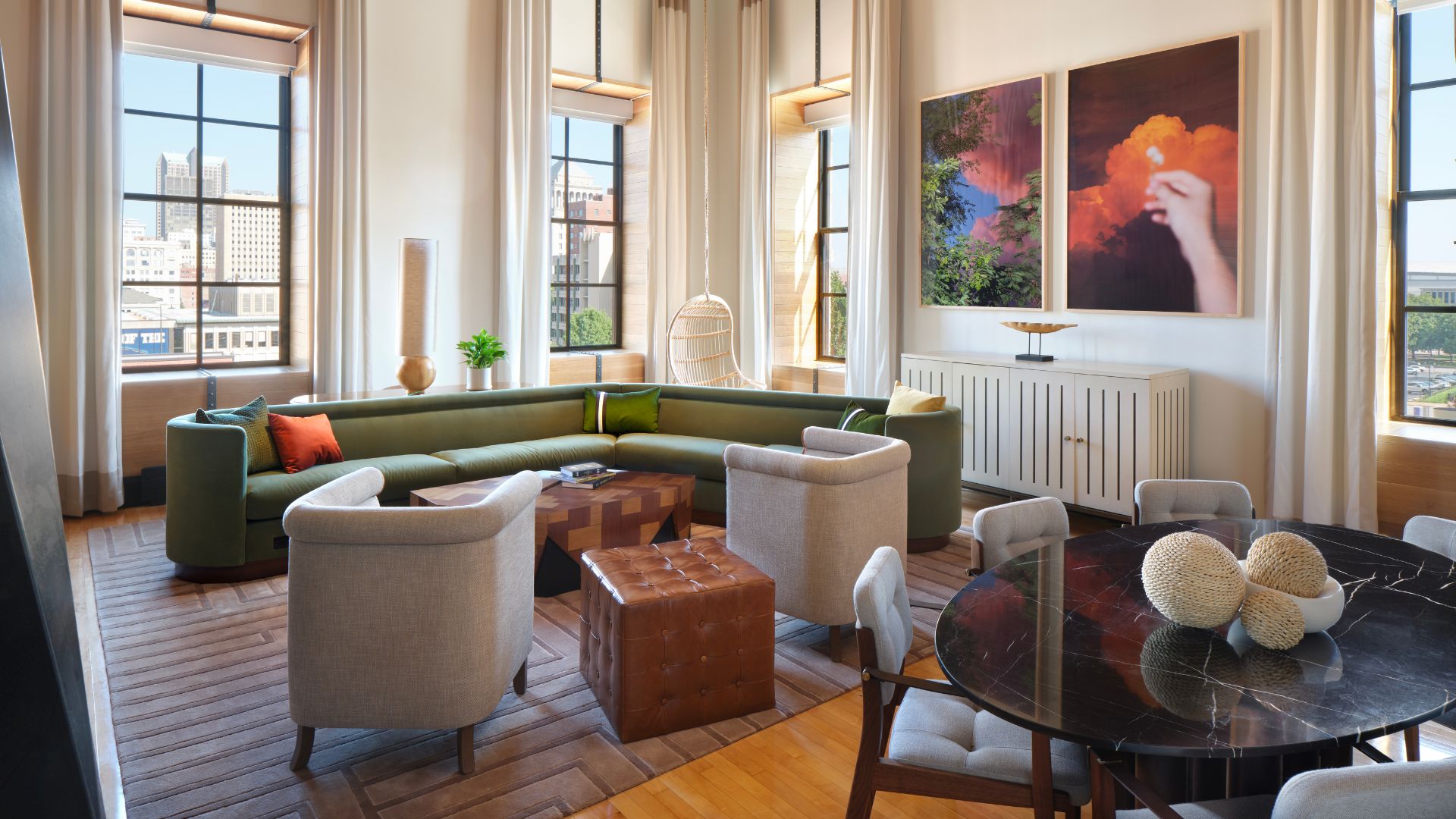The 21c Suite is one of the coolest stays in St. Louis.