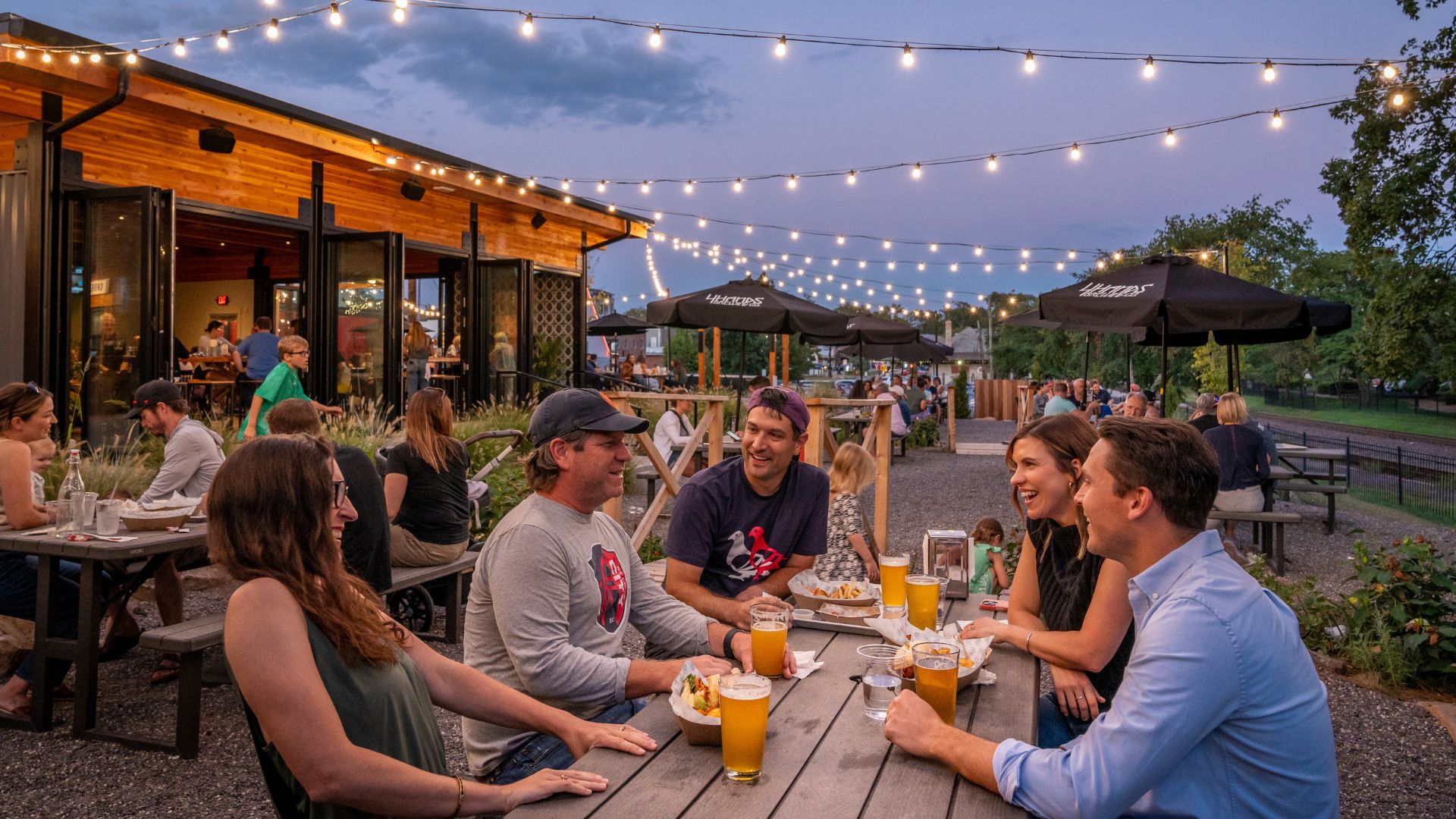Groups enjoy craft beer at 4 Hands Brewing Co., one of the best St. Louis breweries.