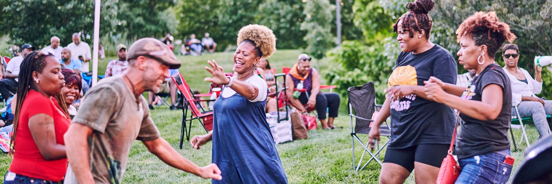 People dance at Blues at the Arch.