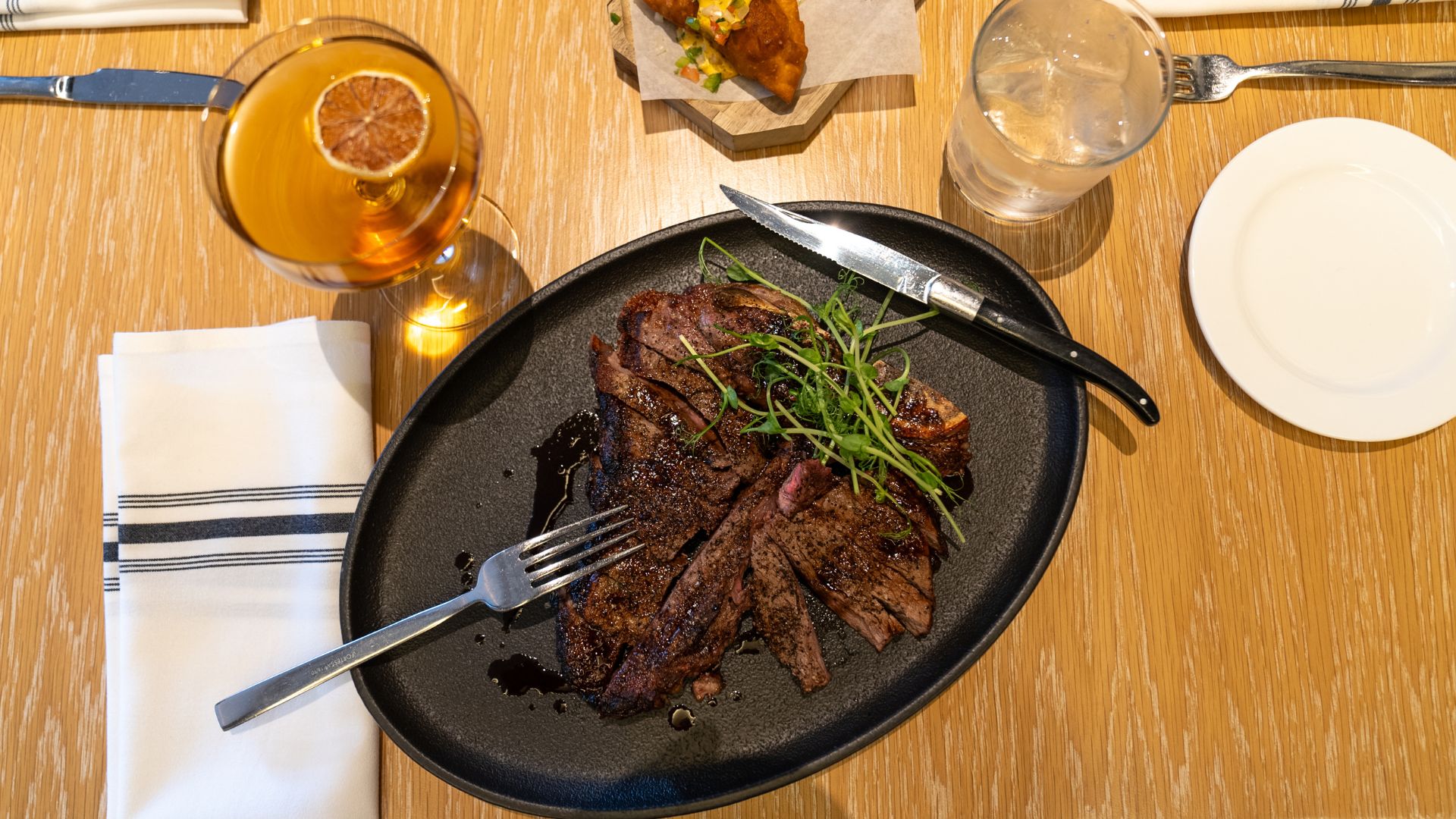 Clark & Bourbon has some of the best steaks in St. Louis.
