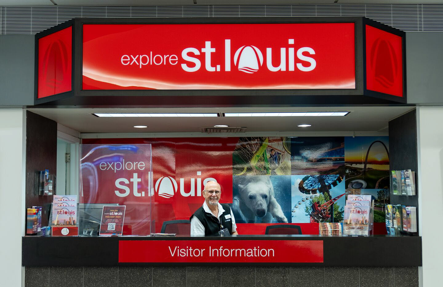 Explore St. Louis Terminal 1 Visitor Center at St. Louis Lambert International Airport.