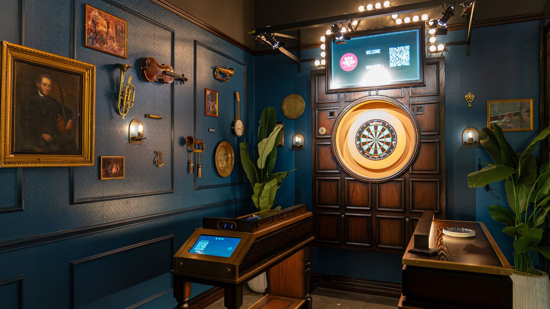 Flight Club revolutionizes the traditional game of darts with tracking technology and instant scoring.