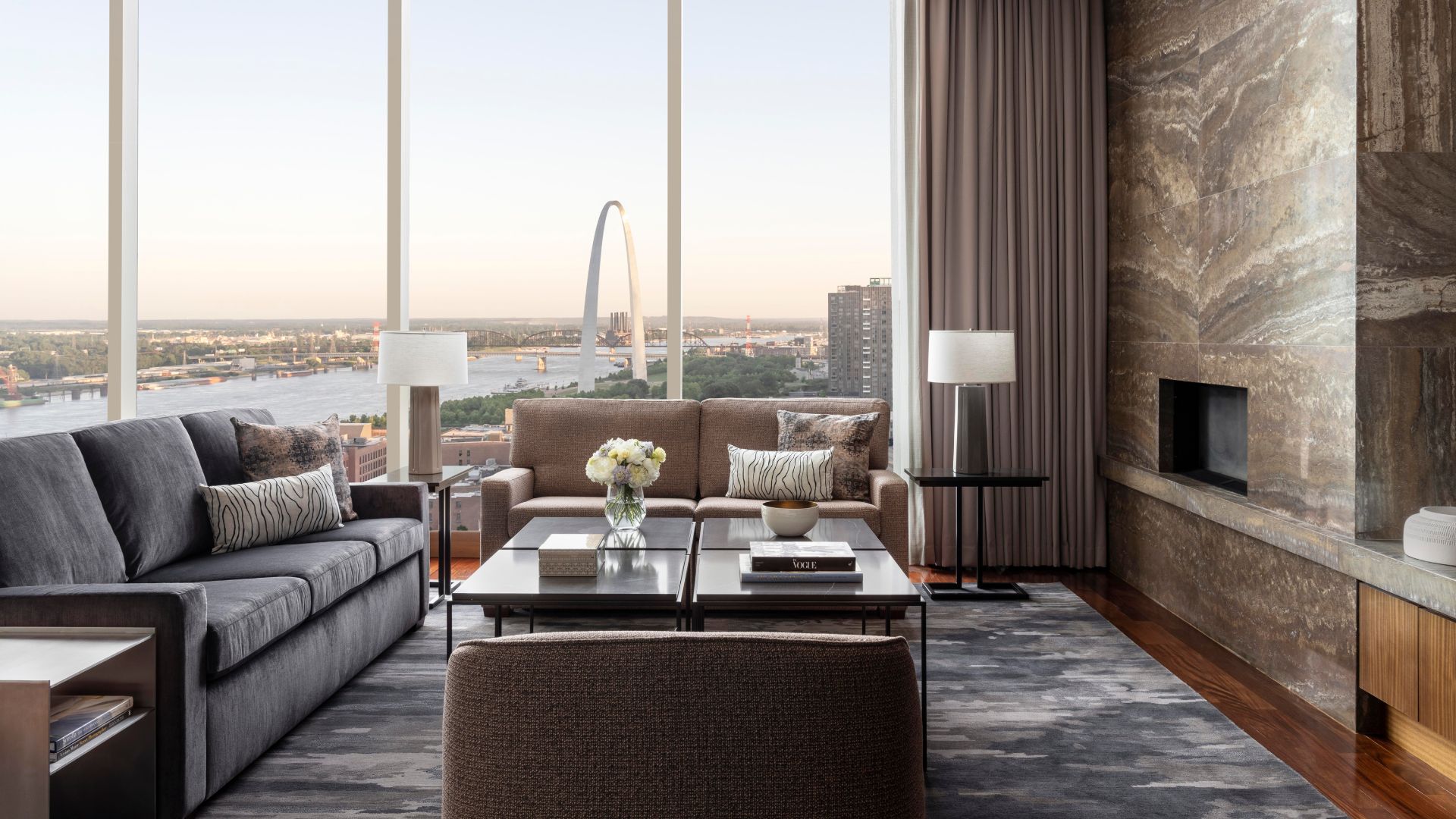 The Four Seasons Presidential Suite is one of the most luxurious stays in St. Louis.