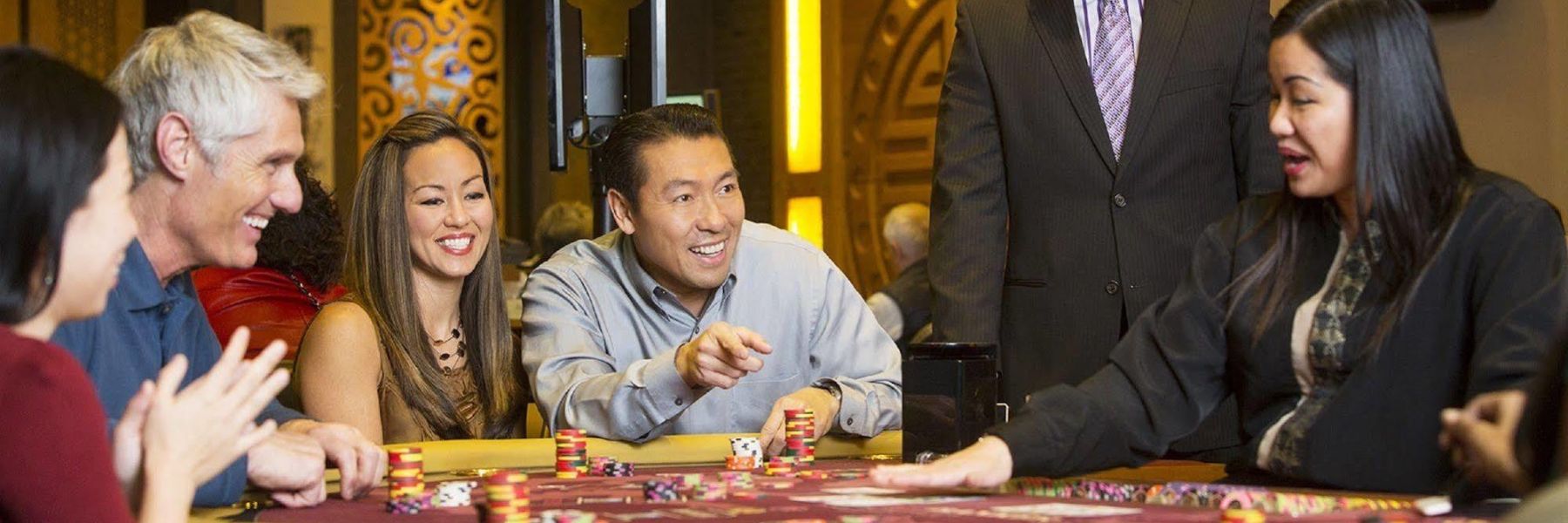 People play the tables at Hollywood Casino and Hotel St. Louis.