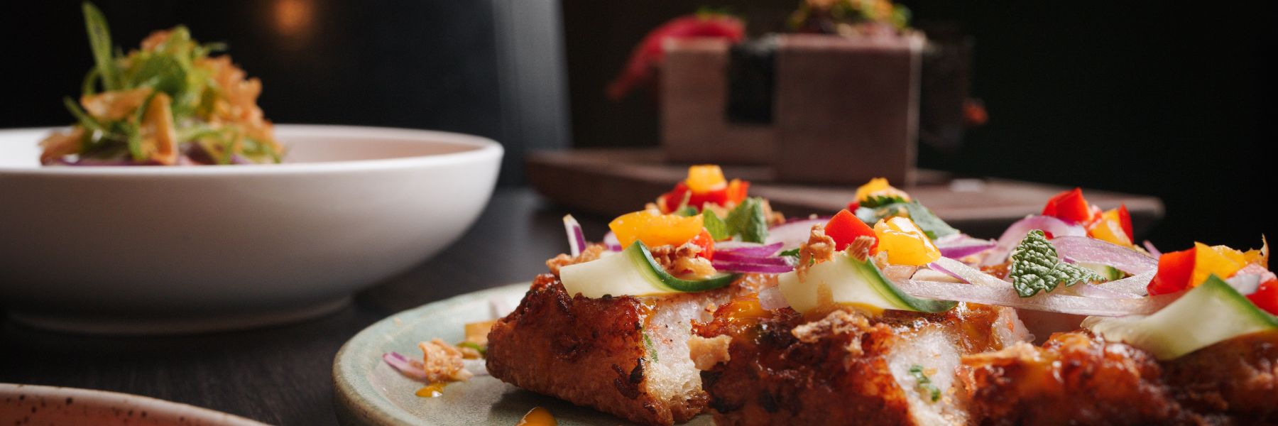 Dishes at Indo such as the shrimp toast exemplify the flavors of St. Louis.