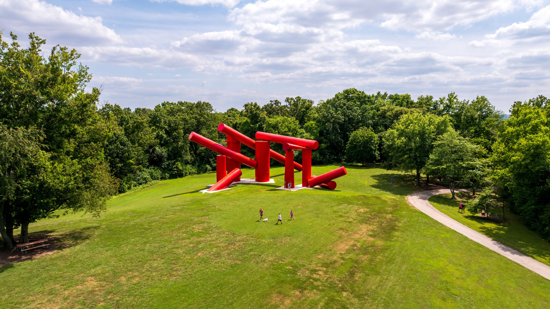 The Way offers an Instagrammable moment at Laumeier Sculpture Park.