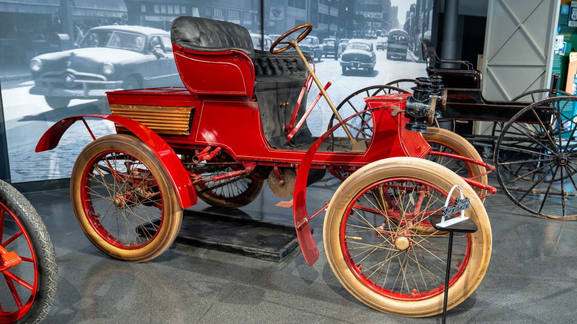 Built by the St. Louis Motor Carriage Company, this 1901 automobile is the oldest of only nine such cars still in existence.