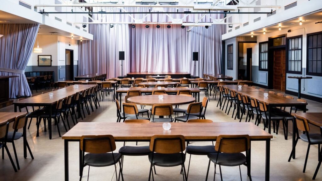 The Hall at Olive and Oak combines a bright, beautiful space with James Beard Award nominated food.