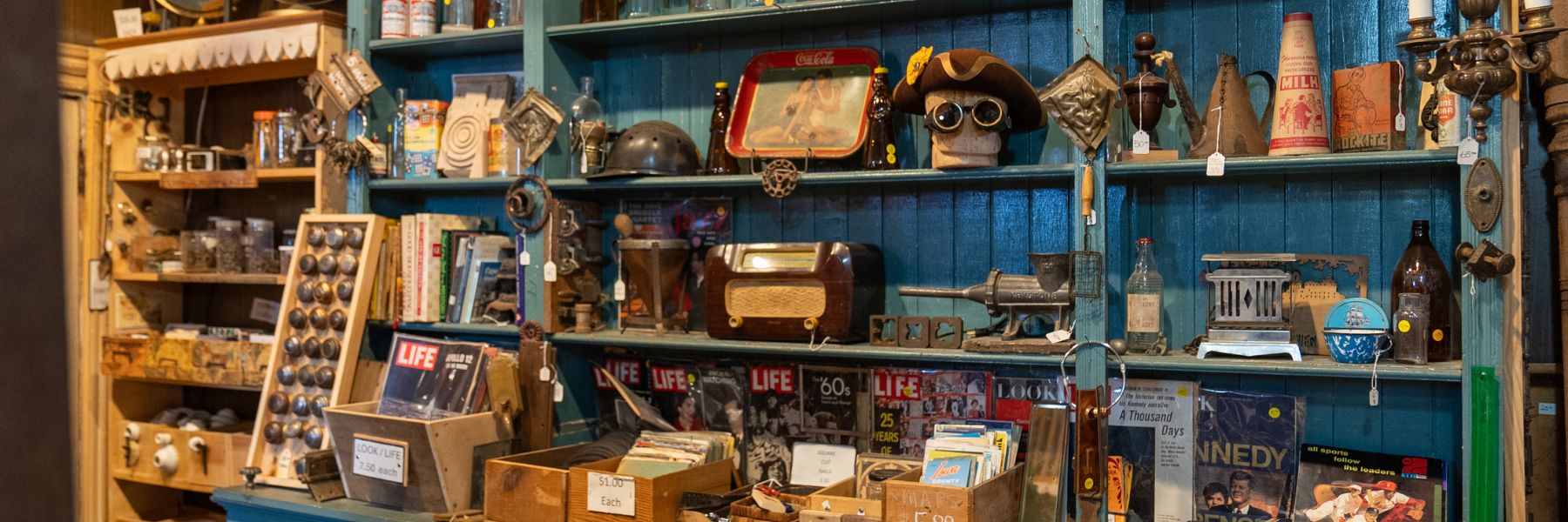 Riverside Antiques is a treasure trove of unique items on Cherokee street.