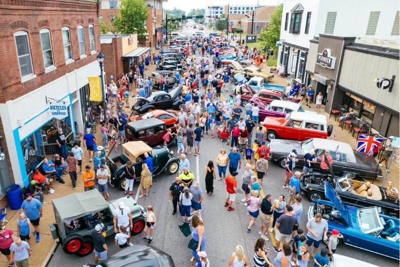 Route 66 Cars & Guitars Festival 2026 in Kirkwood.