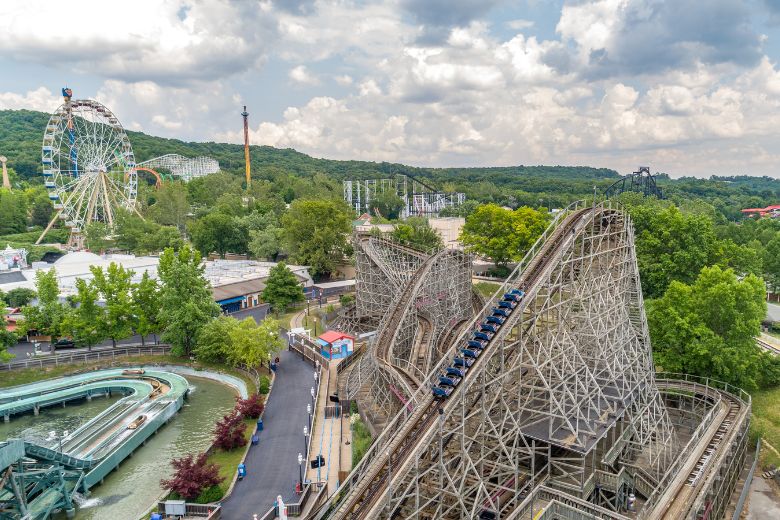 Six Flags St. Louis offers a variety of rollercoasters for all ages.