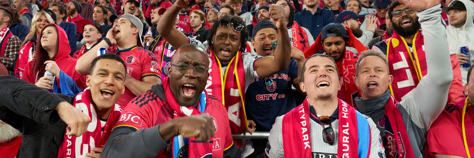 Fans cheer on St. Louis CITY SC, one of the newest sports teams in the Gateway City.