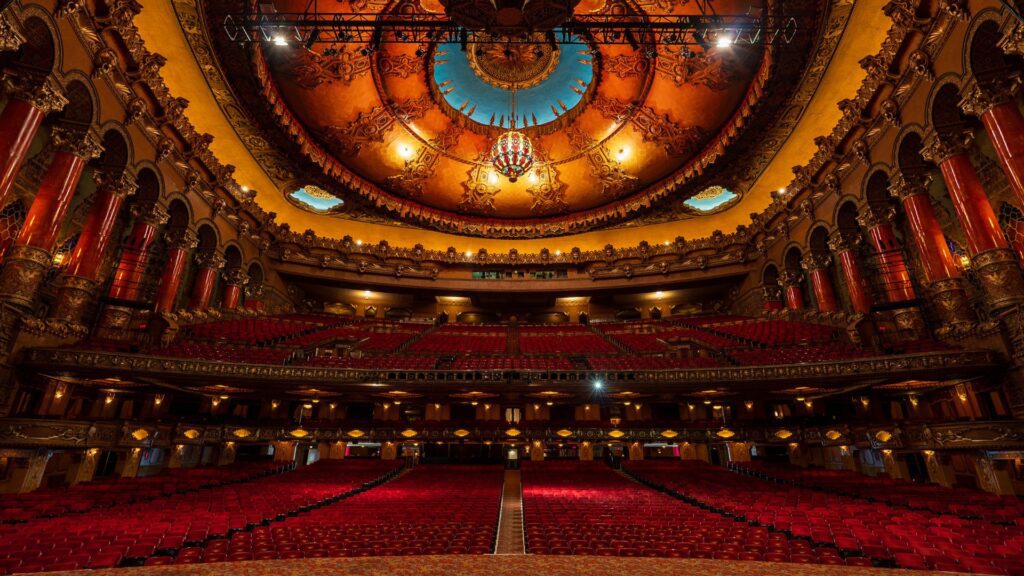 The Fabulous Fox is one of the most beautiful theaters in the United States.