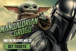 The Mandalorian and Grogu at the Science Center.