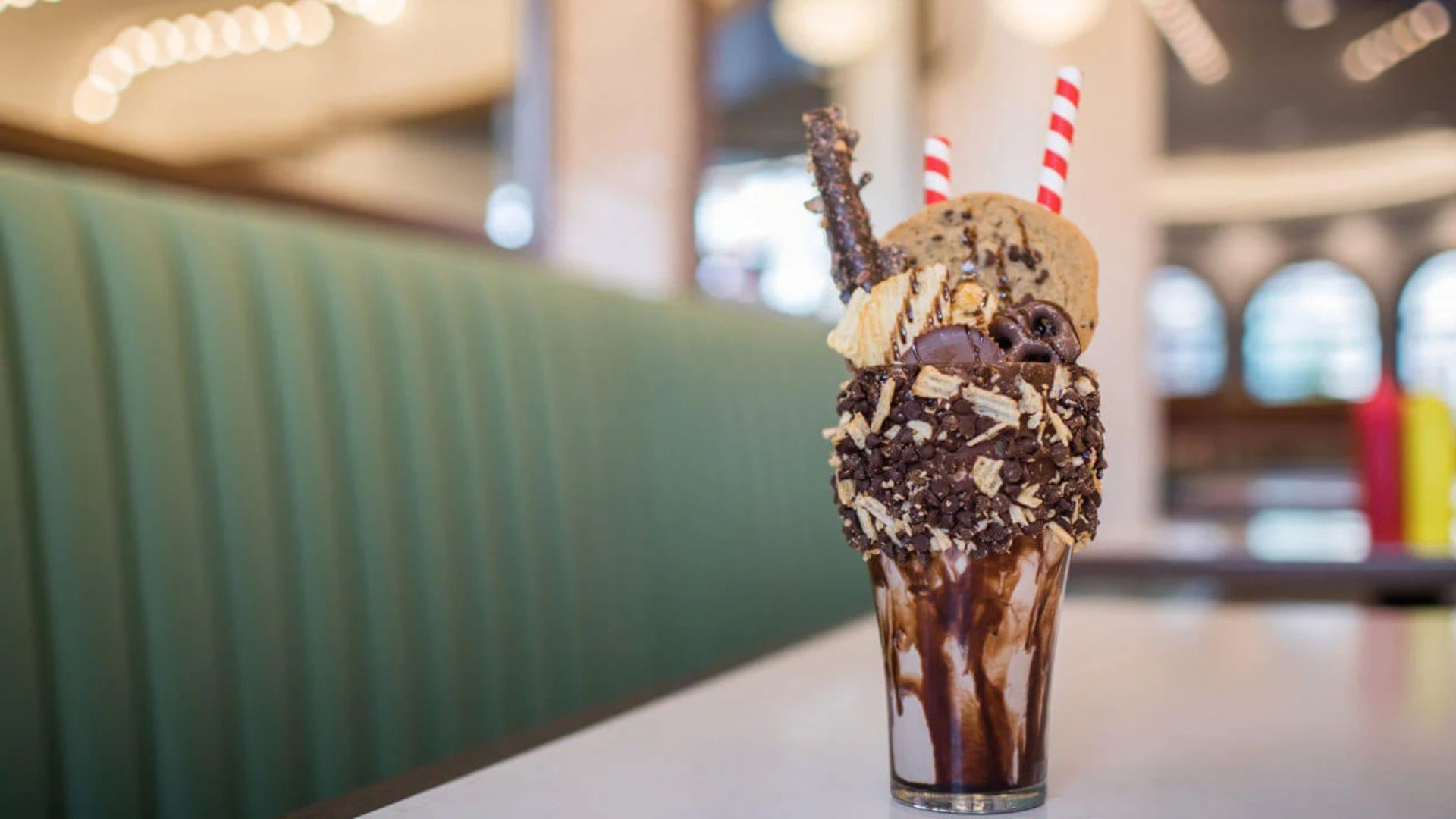 The Soda Fountain serves over-the-top milkshakes.
