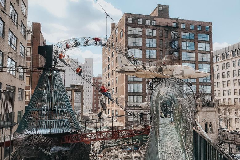 City Museum is an architectural playground for kids, teenagers and adults alike.