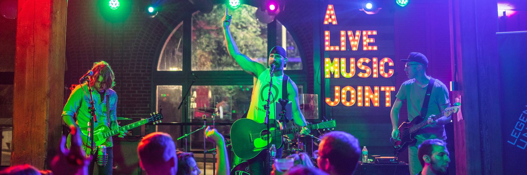 Tin Roof has live music every week.