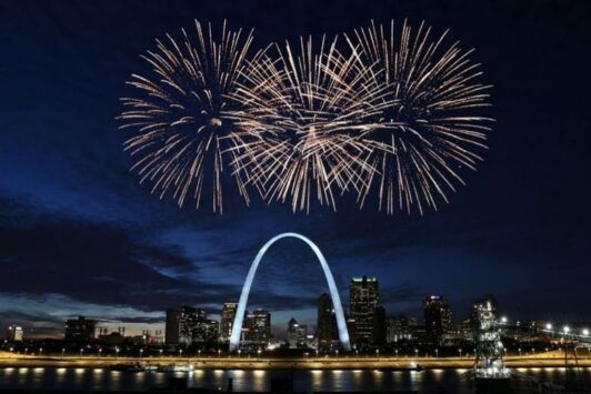 Celebrate Saint Louis at the Gateway Arch.