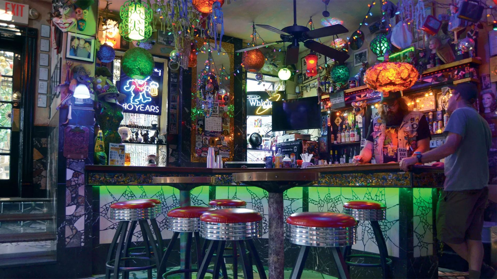 Covered in mosaics, murals and memorabilia, Venice Cafe is a photographer's dream.